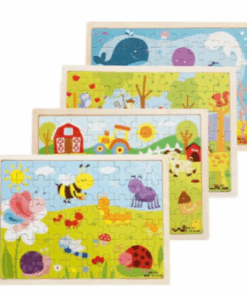 PUZZLES PLANOS 3 MODELOS DIFERENTES: OCEANO, INSECTOS Y SELVA 60 PIEZAS TAMAÑO: 30 X 22 CM.